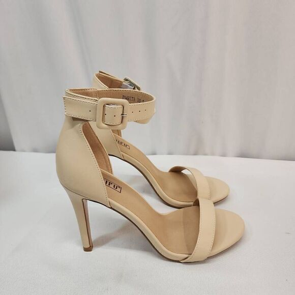 IDIFU Women's Size 9 High Heels Dressy Stiletto Heels Open Toe Heels Ankle Strap - Picture 4 of 10